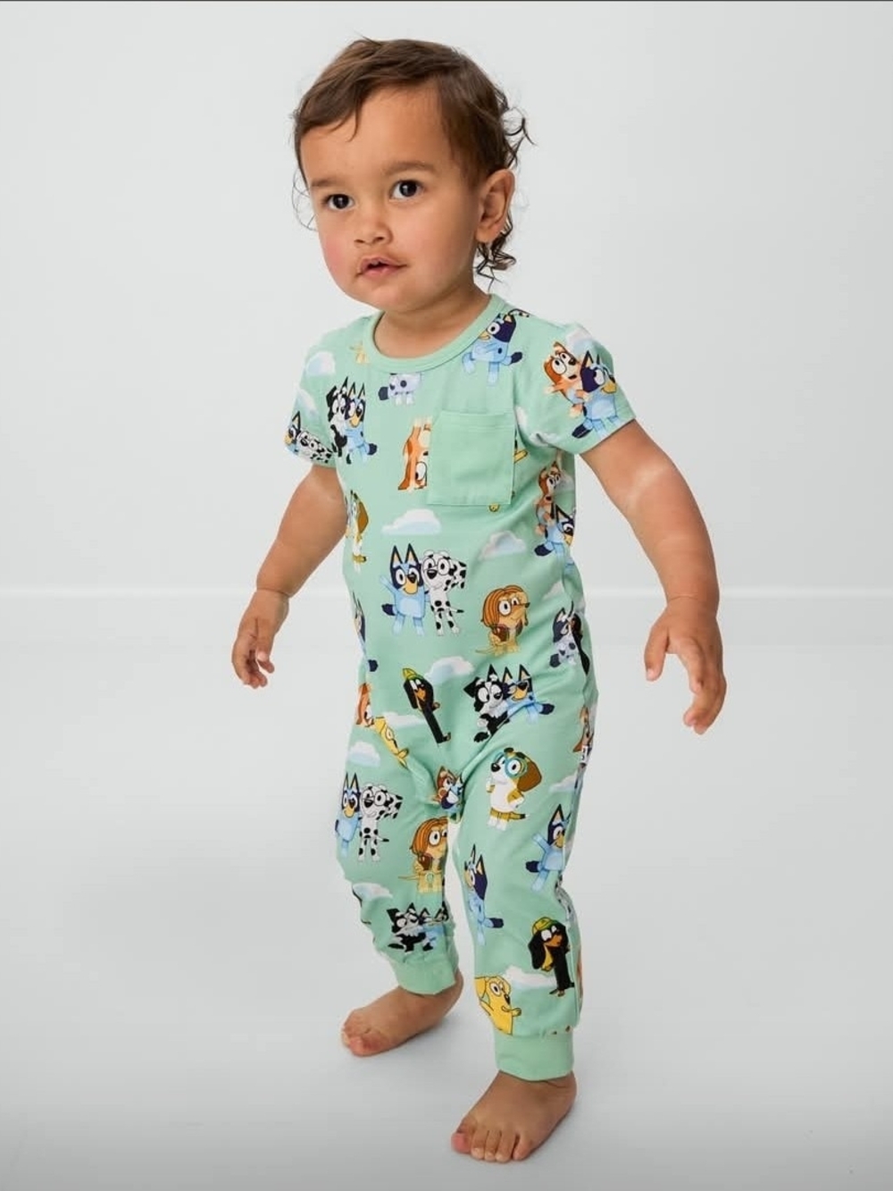 Little Sleepies Bluey Skys The Limit Play Romper 3T